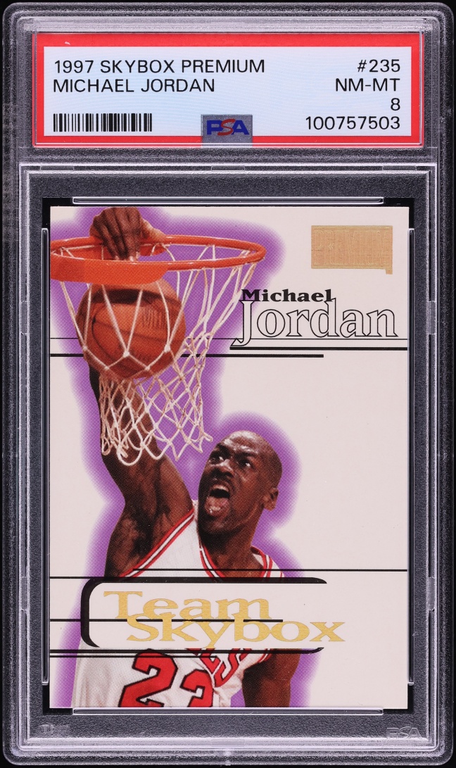 1997 Skybox Premium Michael Jordan #235 PSA 8 NM-MT