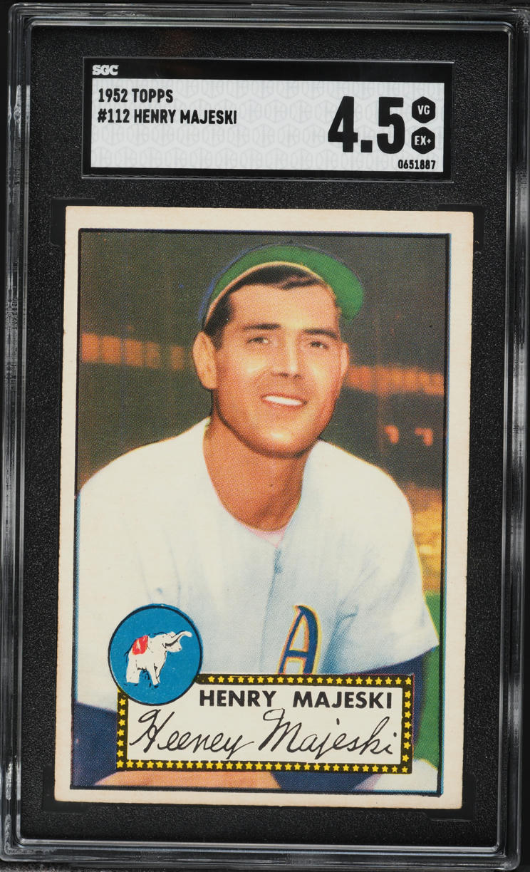 1952 Topps Henry Majeski #112 SGC 4.5 VGEX+