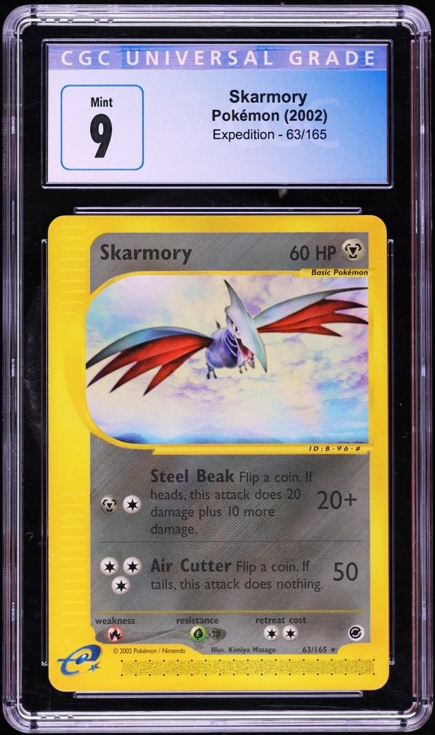 2002 Pokemon Expedition Skarmory #63 CGC 9 MINT