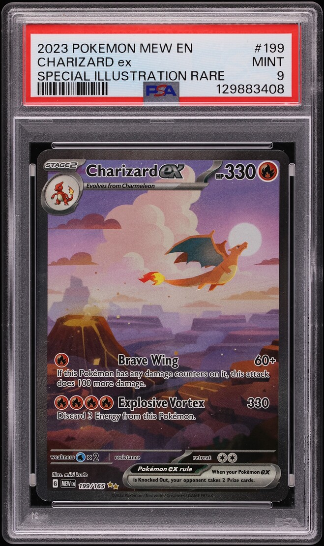 2023 Pokemon Scarlet & Violet 151 SIR Charizard ex #199 PSA 9 MINT