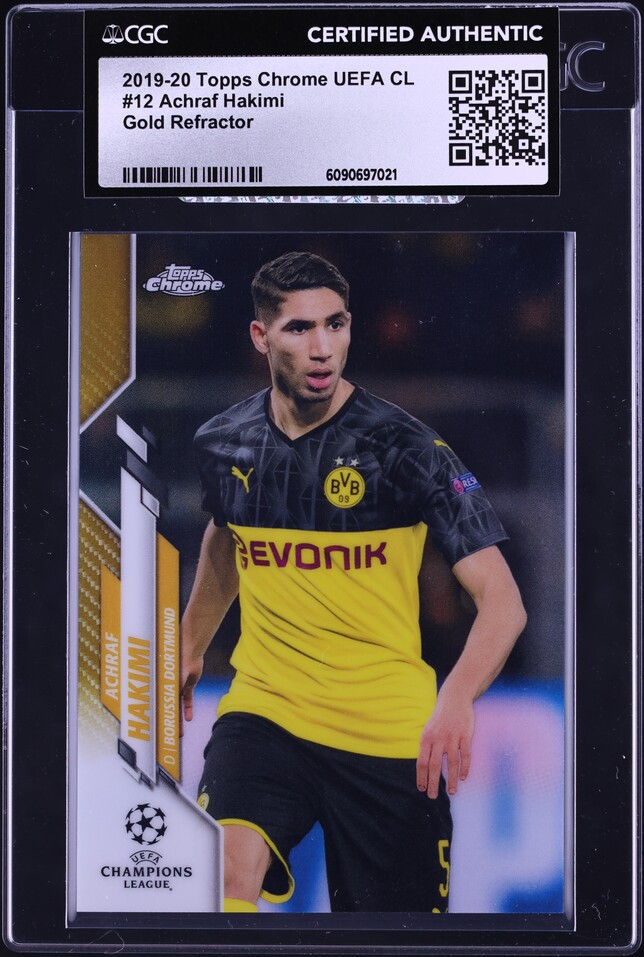 2021 Topps Chrome UEFA Golazo Gold Refractor Eric Cantona /50 #G-8