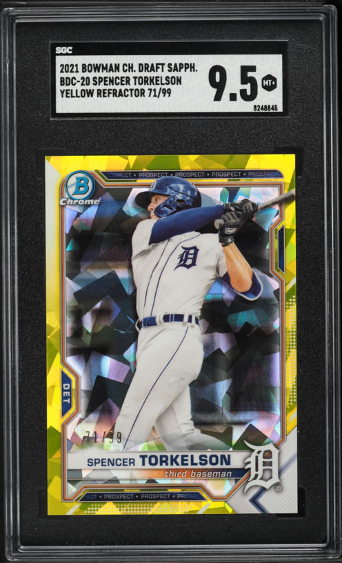 2020 Bowman Draft Spencer Torkelson ROOKIE #BD-121 CSG 9 MINT on
