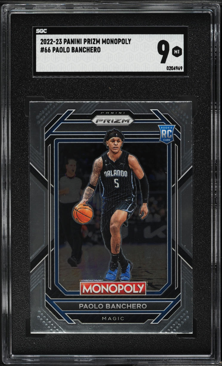 2022 Panini Prizm Monopoly Paolo Banchero ROOKIE #66 SGC 9 MINT