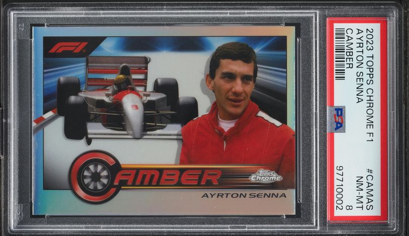 2023 Topps Chrome Sapphire Formula 1 F1 Ayrton Senna #198 CGC 9