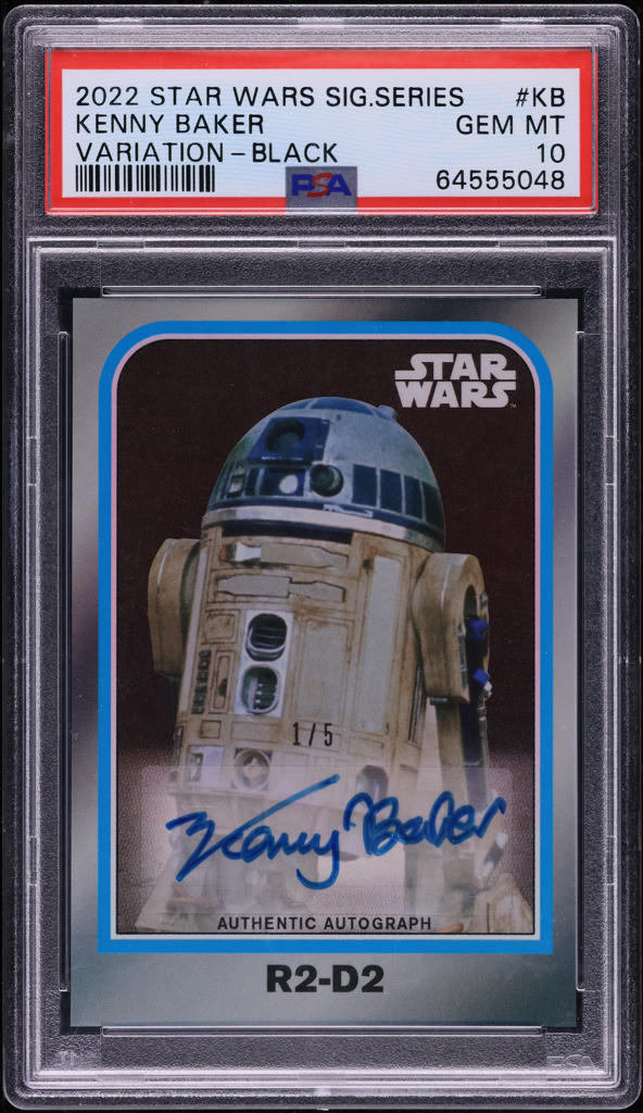 2022 Topps Star Wars Signature Series Alexander Wraith AUTO