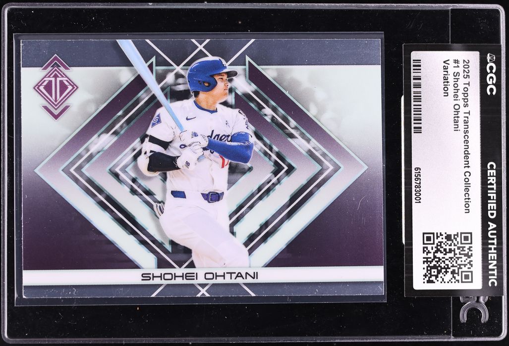 2025 Topps Transcendent Collection Variation Shohei Ohtani #1 CGC AUTH