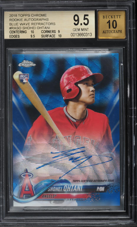 2018 Topps Ref Ohtani /569 RC PSA9 大谷 2018 Topps Heritage Chrome Refractor Shohei Ohtani ROOKIE /569