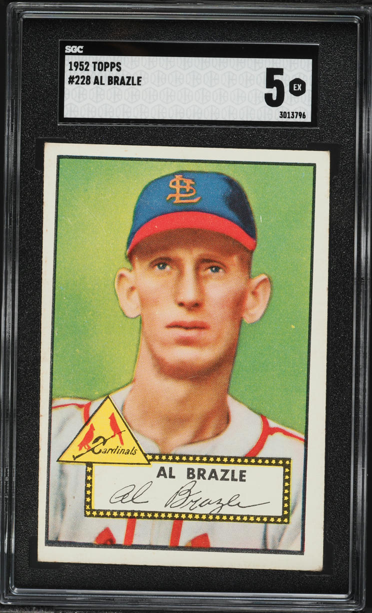 1952 Topps Al Brazle #228 SGC 5 EX