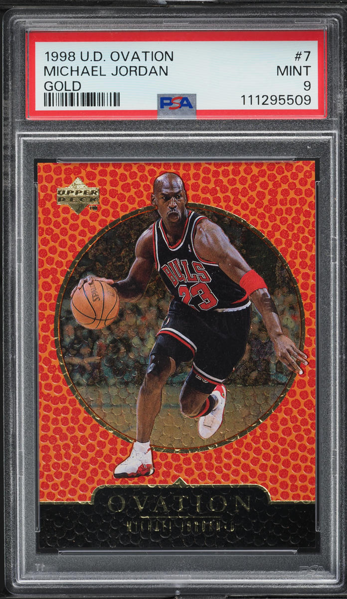 1998 Upper Deck Ovation Gold Michael Jordan /1000 #7 PSA 9 MINT
