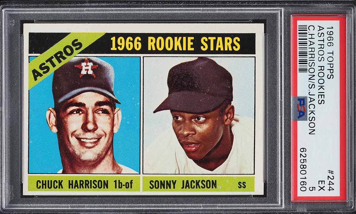 1966 Topps Astros Rookies #244 PSA 5 EX