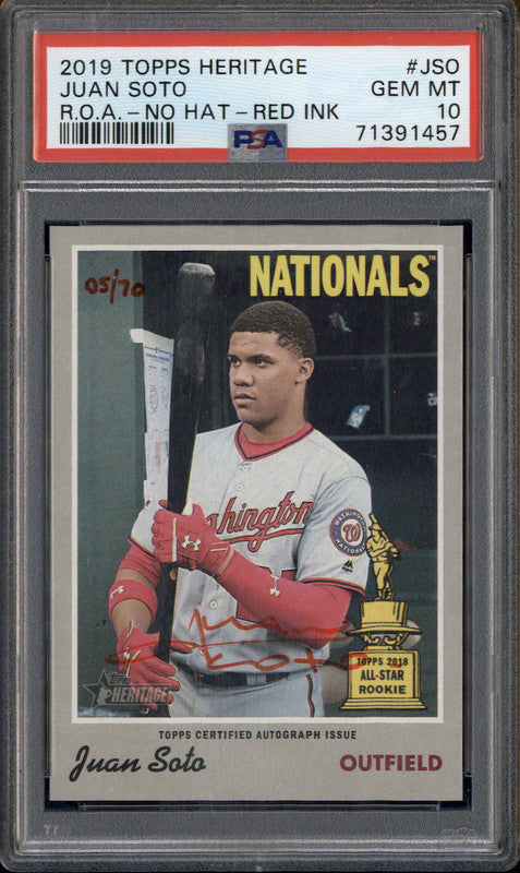 2017 Bowman Chrome Scouts Top 100 Juan Soto PROSPECT #BTP-60 CGC