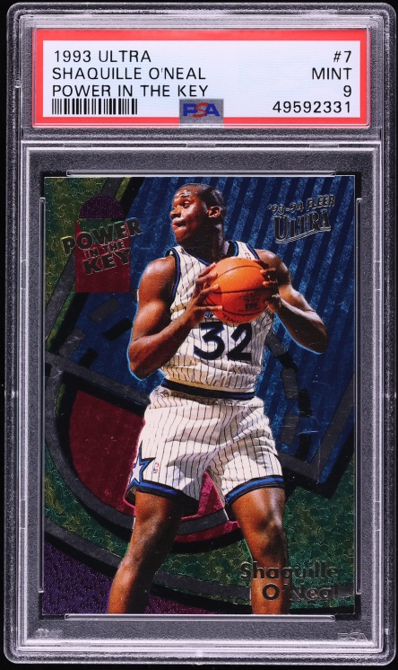 1993 Ultra Power In The Key Shaquille O'Neal #7 PSA 9 MINT