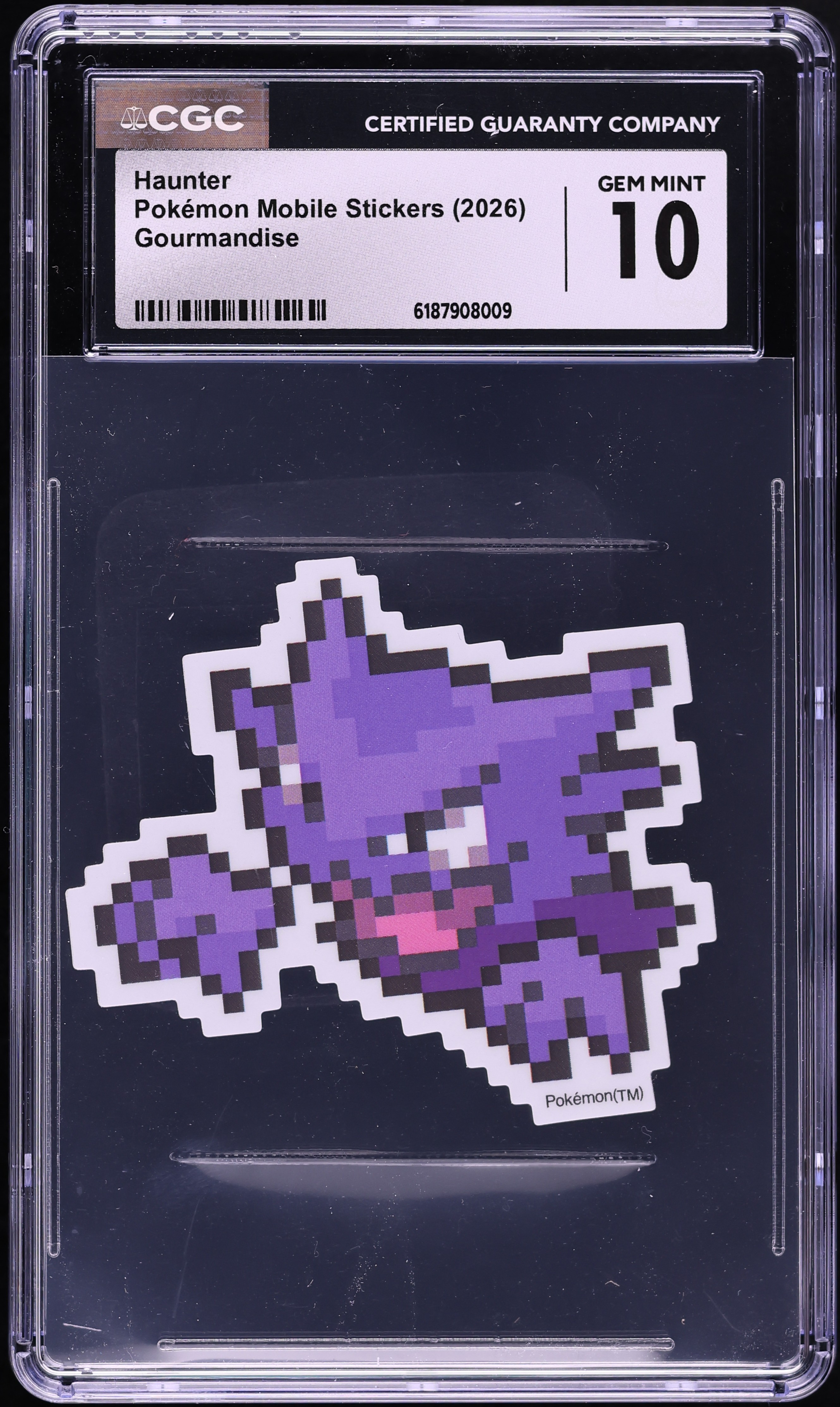2026 Pokemon Gourmandise Mobile Stickers Haunter CGC 10 GEM MINT