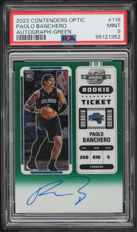 2022 Panini Prizm Red Paolo Banchero ROOKIE /299 #249 PSA 9 MINT