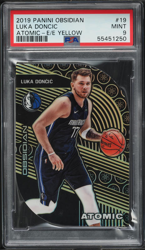 2019 Panini Prizm Luka Doncic #75 PSA 9 MINT on Fanatics Collect