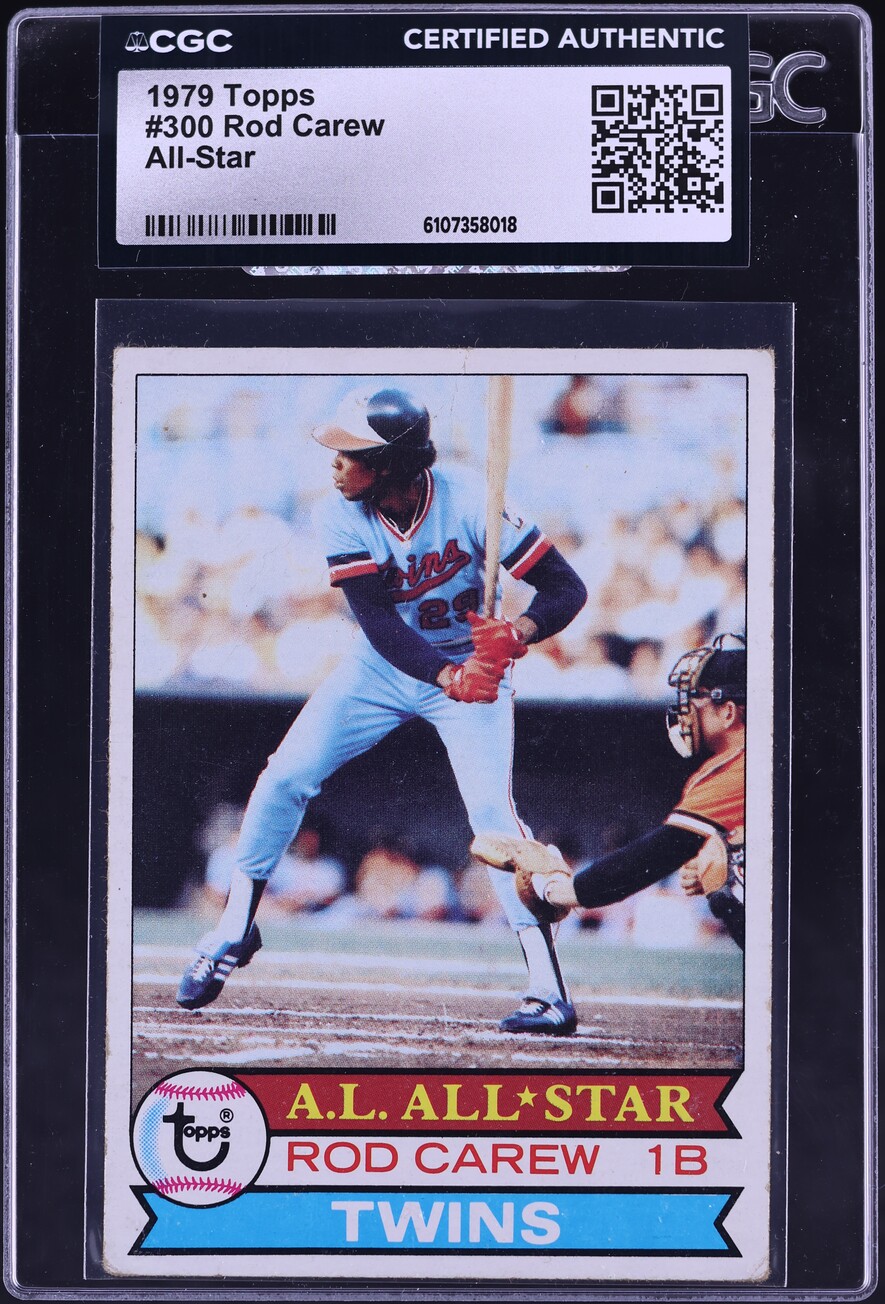1979 Topps Rod Carew ALL-STAR #300 CGC AUTH