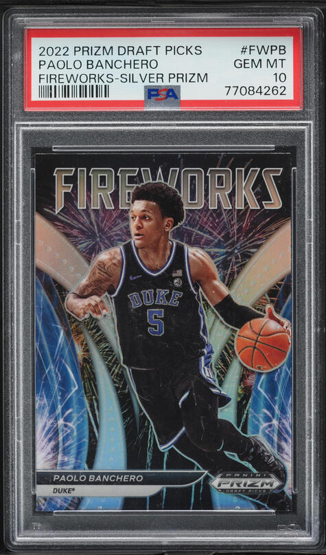 2022 Select Premier Level Silver Prizm Paolo Banchero ROOKIE