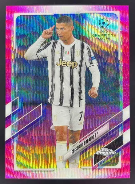 2020 Topps Chrome UEFA Japan Ed Orange Refractor Cristiano Ronaldo