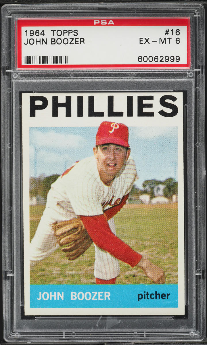 1964 Topps John Boozer #16 PSA 6 EXMT