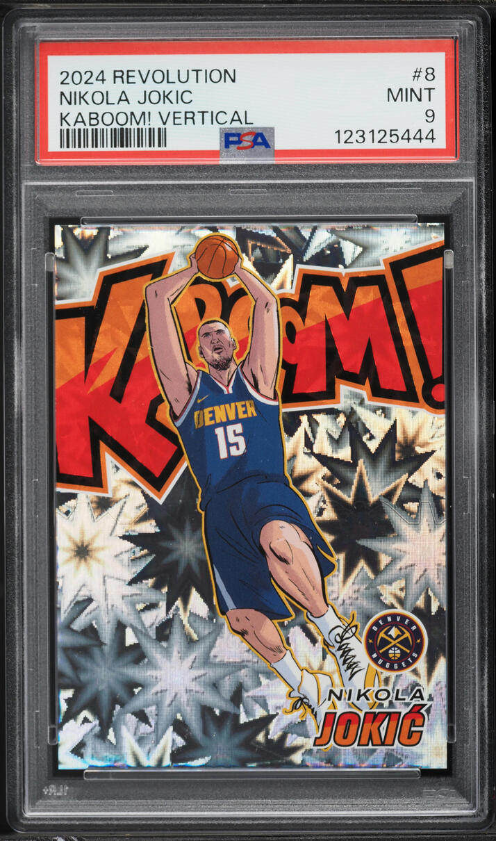 2024 Panini Revolution Kaboom! Vertical Nikola Jokic #8 PSA 9 MINT