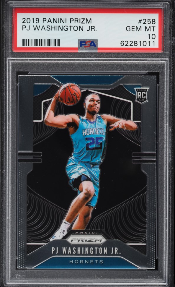 2019 Panini Prizm PJ Washington Jr. ROOKIE #258 PSA 10 GEM MINT
