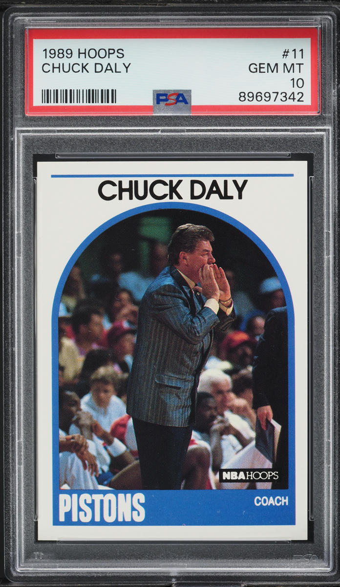 1989 Hoops Chuck Daly #11 PSA 10 GEM MINT