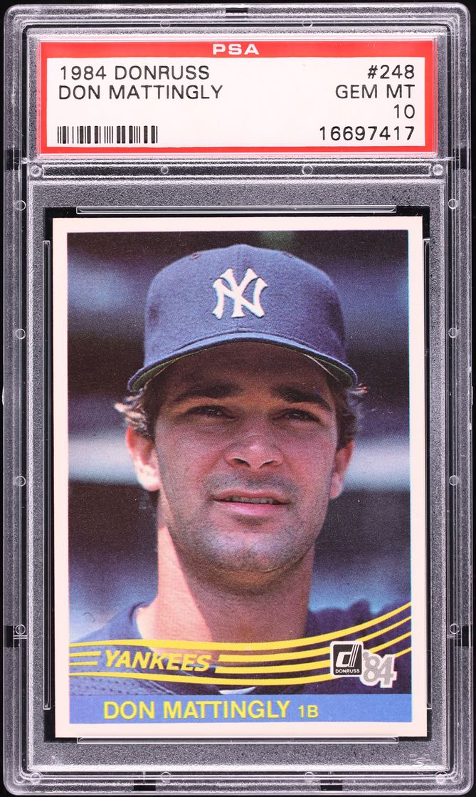 1984 Donruss Don Mattingly ROOKIE #248 PSA 10 GEM MINT