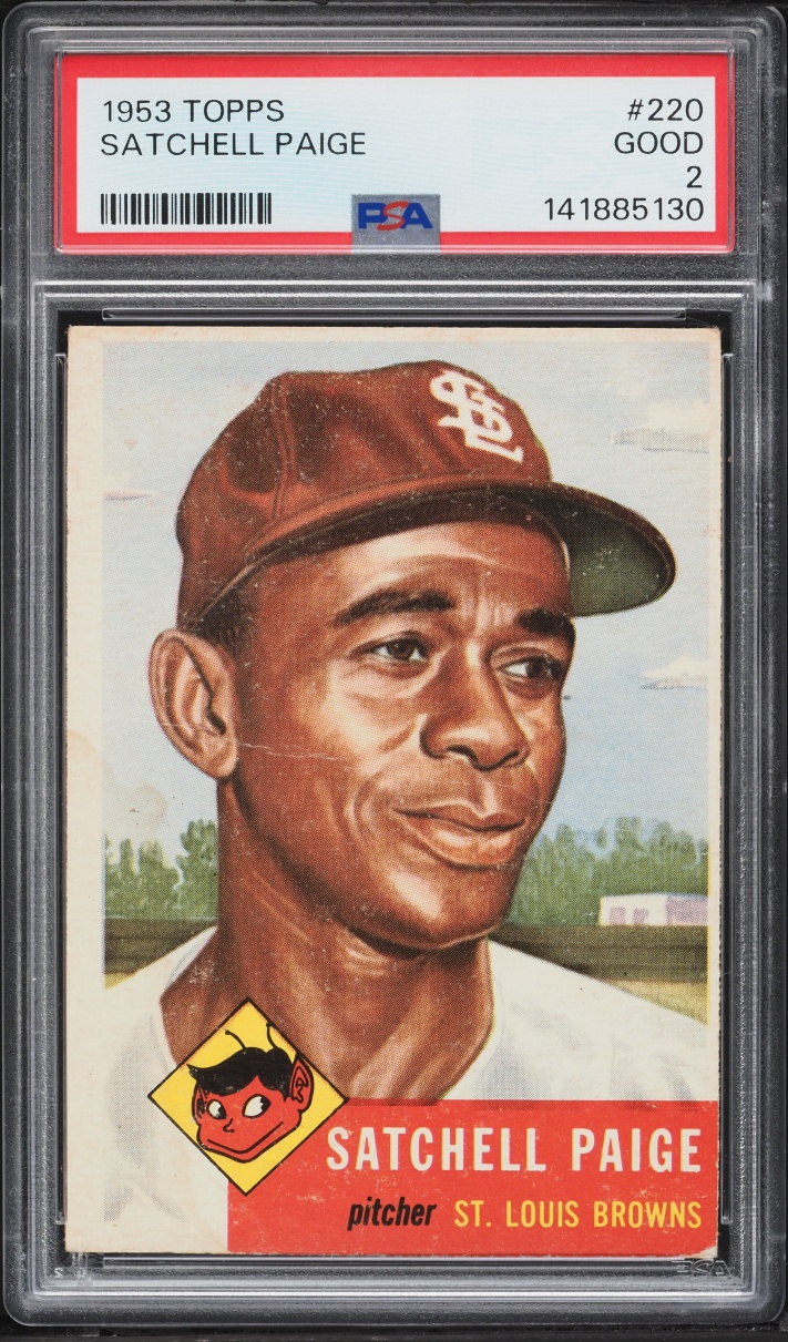 1953 Topps Satchell Paige #220 PSA 2 GD