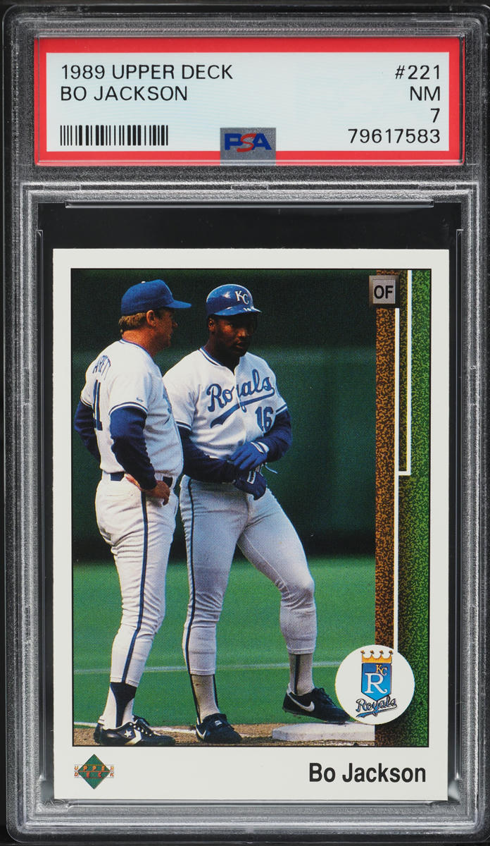 1989 Upper Deck Bo Jackson #221 PSA 7 NRMT