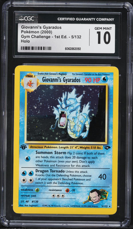 2015 Pokemon XY Ancient Origins Holo Gyarados #21 PSA 10 GEM MINT