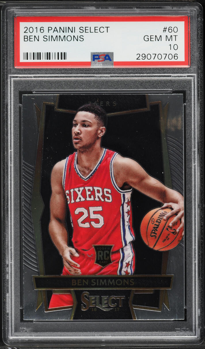 2016 Select Basketball Ben Simmons ROOKIE #60 PSA 10 GEM MINT