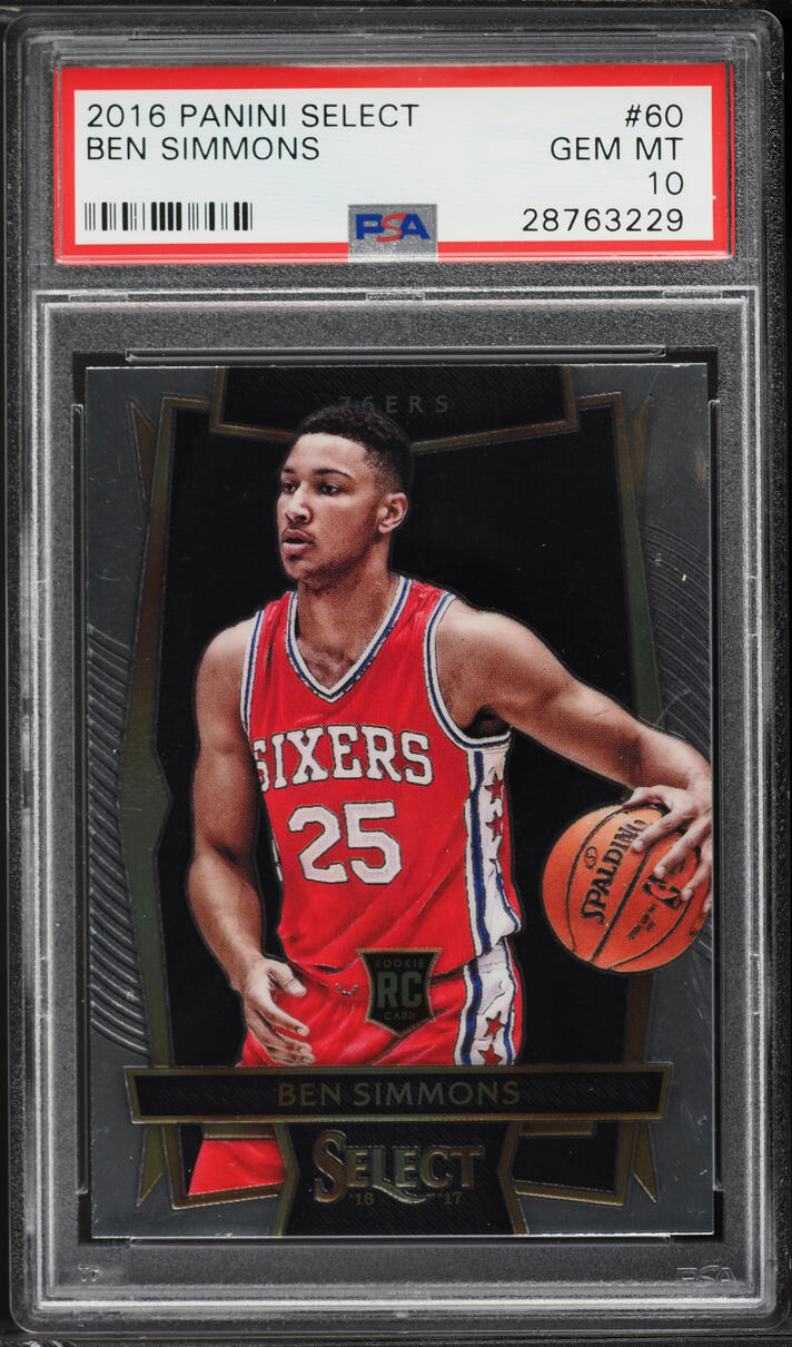 2016 Select Basketball Ben Simmons ROOKIE #60 PSA 10 GEM MINT