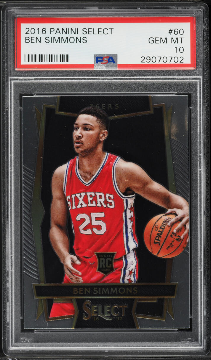 2016 Select Basketball Ben Simmons ROOKIE #60 PSA 10 GEM MINT