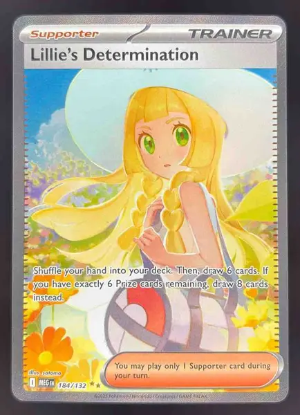 2025 Pokemon Japanese Mega Brave SAR Lillie's Determination #91