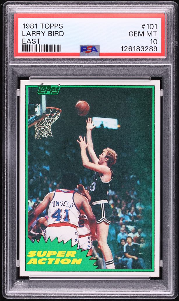 1981 Topps Basketball Larry Bird EAST #101 PSA 10 GEM MINT