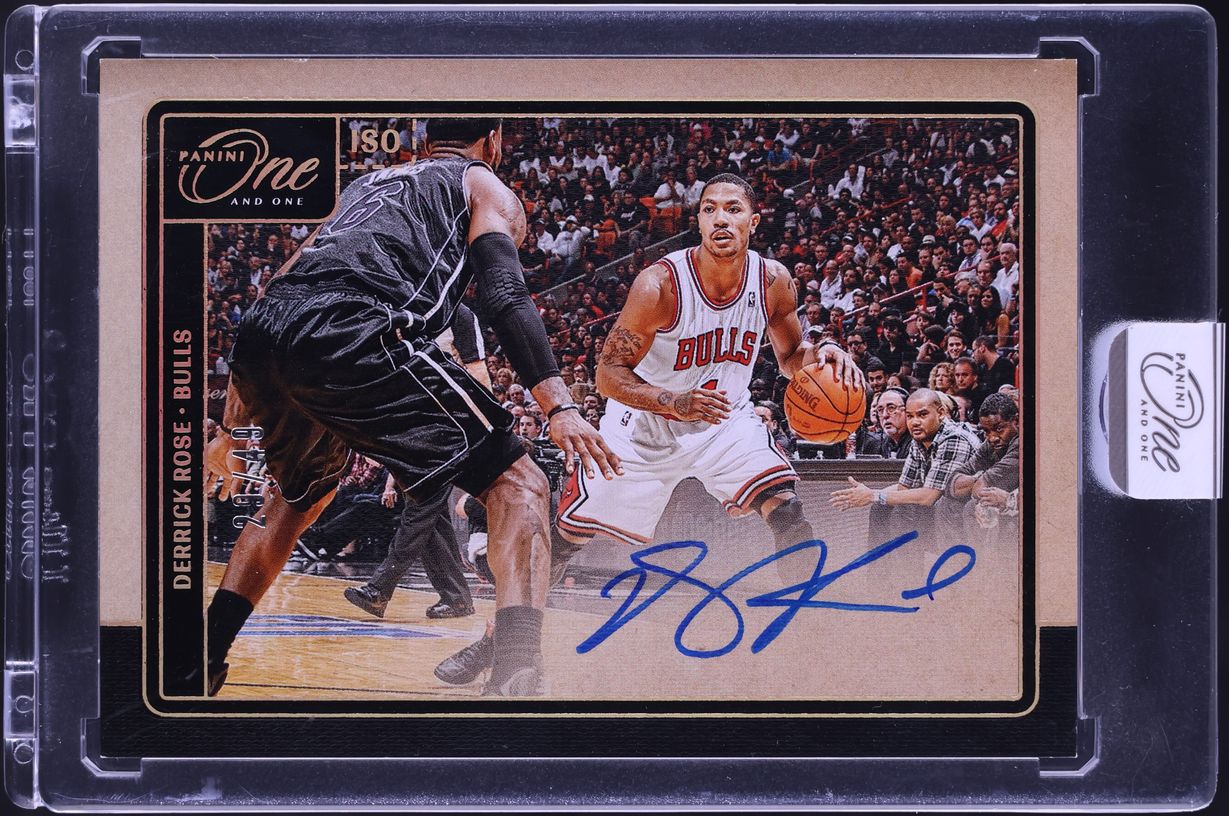 2024 Panini One And One ISO Derrick Rose AUTO /49 #ISO-ROS