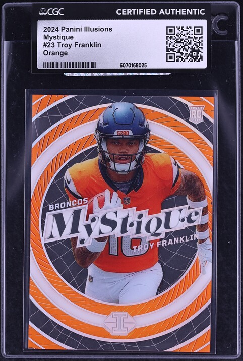2023 Wild Card American Metallix R/B 1 Sparkle Troy Franklin RC 4