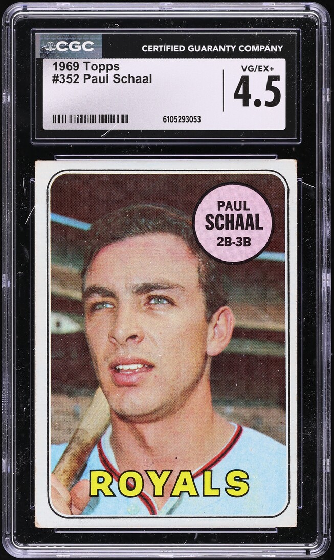 1969 Topps Paul Schaal #352 CGC 4.5 VGEX+