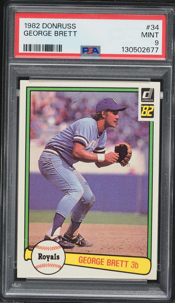 1982 Donruss George Brett #34 PSA 9 MINT