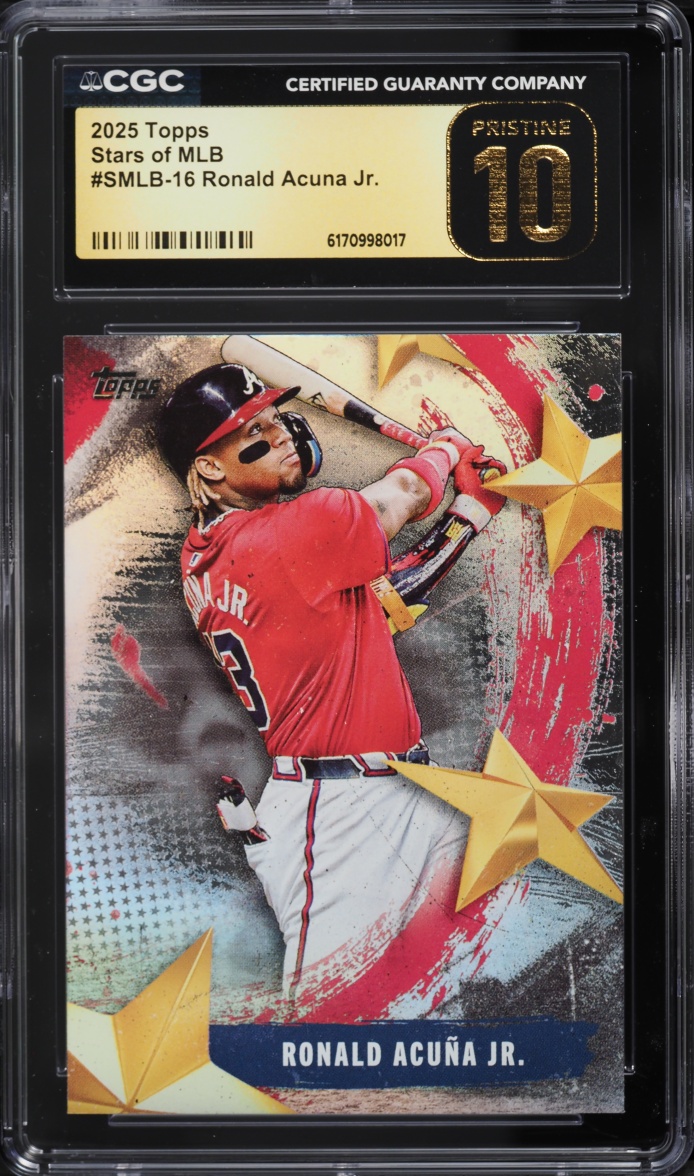 2025 Topps Stars Of MLB Ronald Acuna Jr. #SMLB-16 CGC 10 PRISTINE
