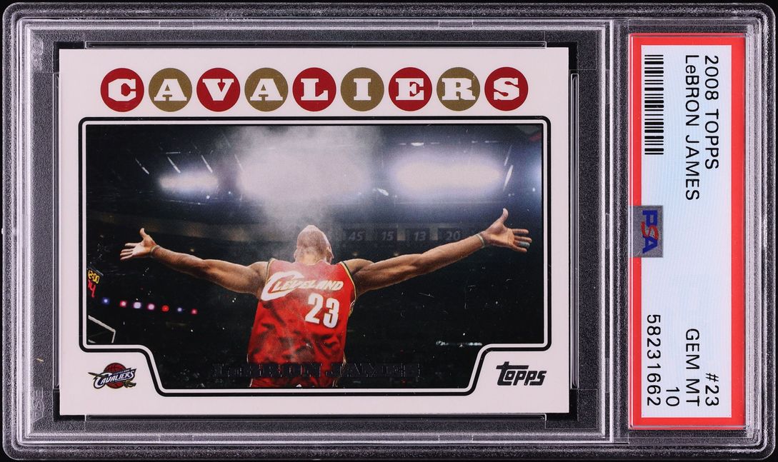 2008 Topps Basketball LeBron James #23 PSA 10 GEM MINT