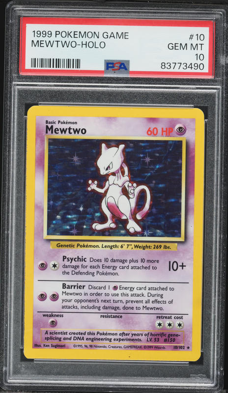 2016 Pokemon Japanese XY 20th Anniversary 1st Ed Holo Mewtwo #49