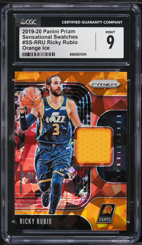 2019 Panini Prizm Sensational Orange Ice LeBron James GAME
