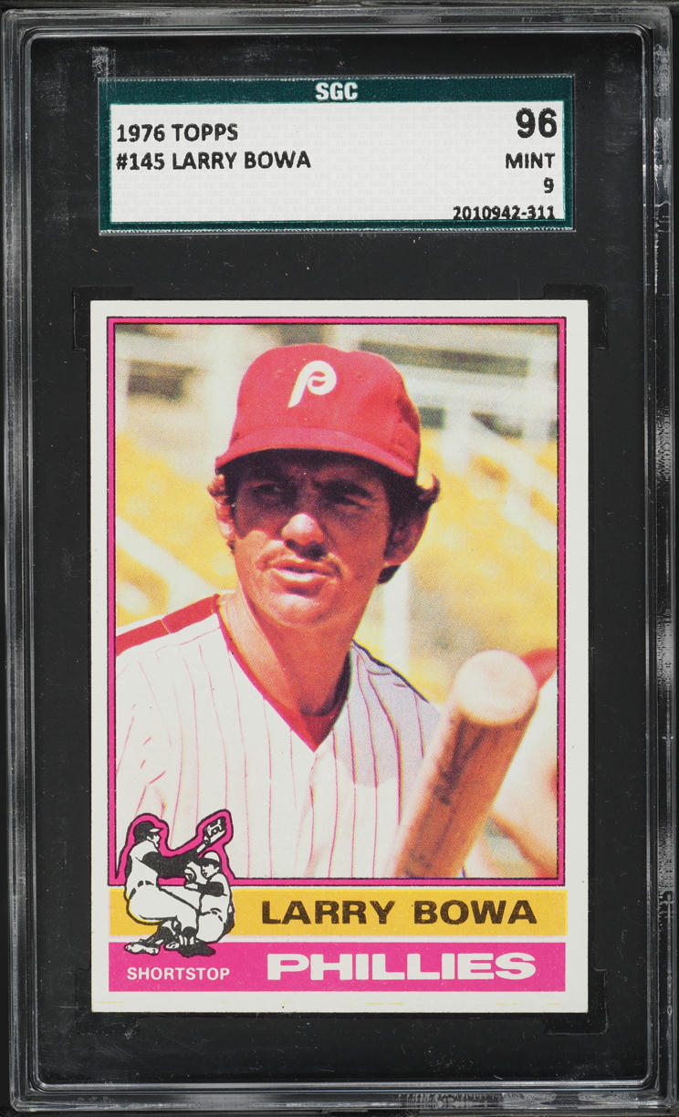 1976 Topps Larry Bowa #145 SGC 9 MINT