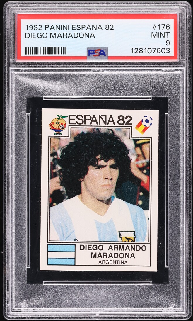 Figurine Panini Espana 82 - Maradona #176 - Originale - Excellent état