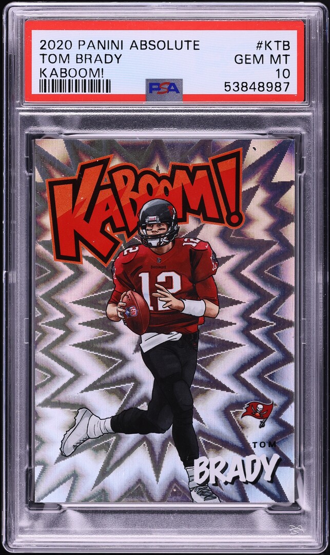 2020 Absolute Kaboom! Tom Brady #KTB PSA 10 GEM MINT