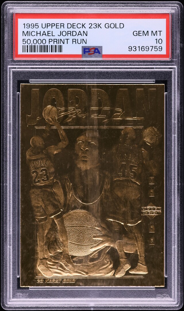 1995 Upper Deck 23k Gold Michael Jordan /50,000 PSA 10 GEM MINT