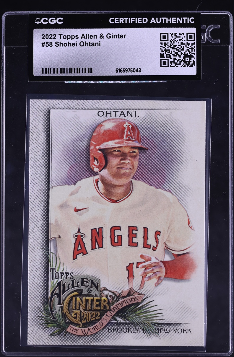 2022 Topps Allen & Ginter Shohei Ohtani #58 CGC AUTH