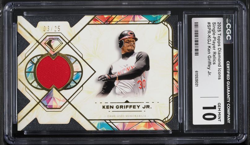 2021 Topps Museum Collection Dual Ichiro Ken Griffey Jr. AUTO /15