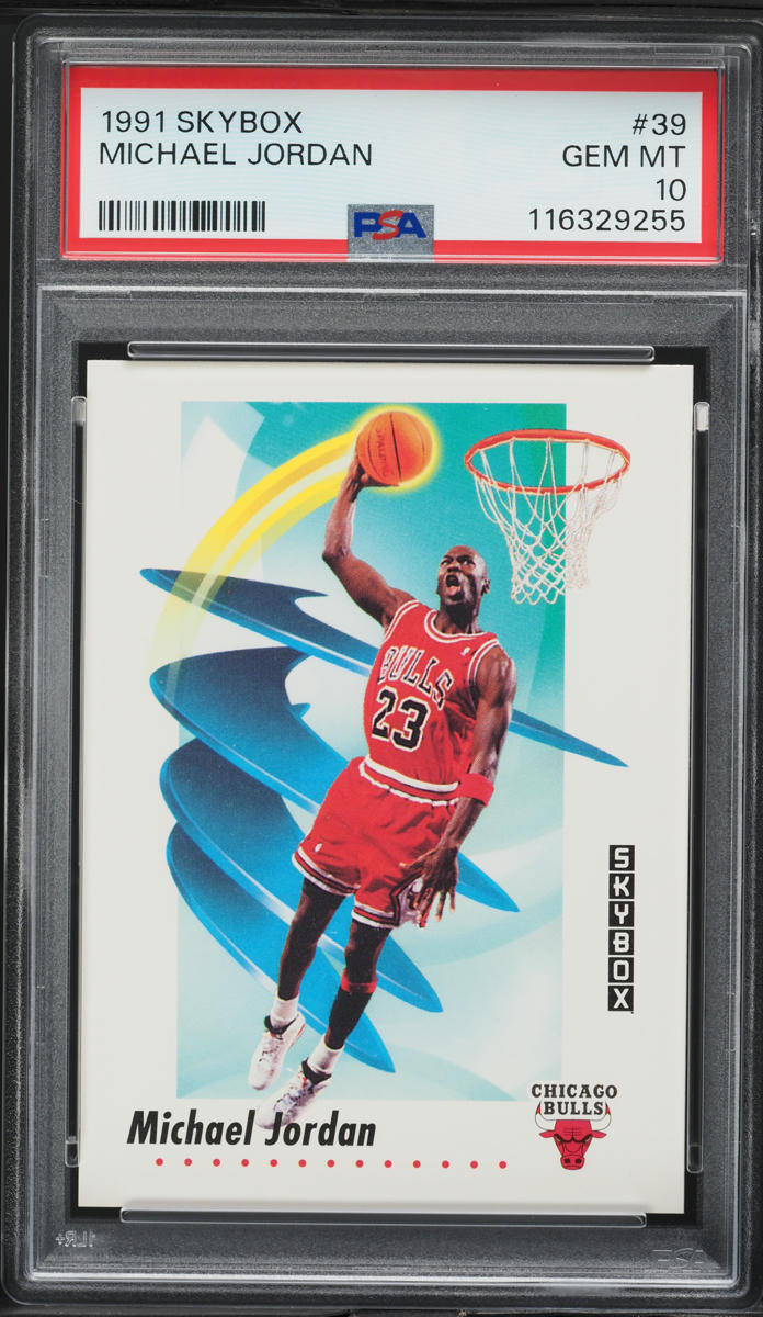 1991 Skybox Basketball Michael Jordan #39 PSA 10 GEM MINT